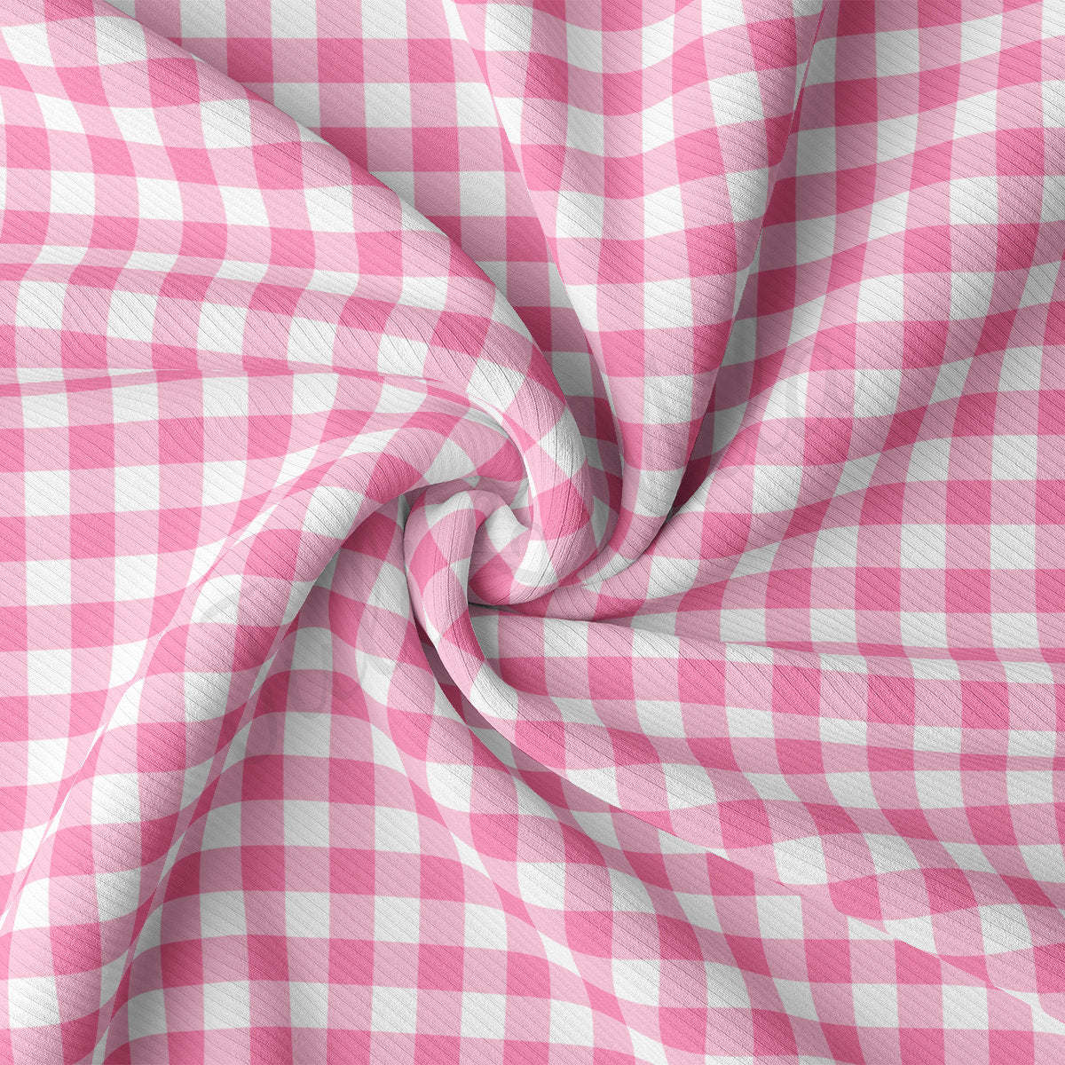 Rib Knit Fabric RBK2406 Gingham