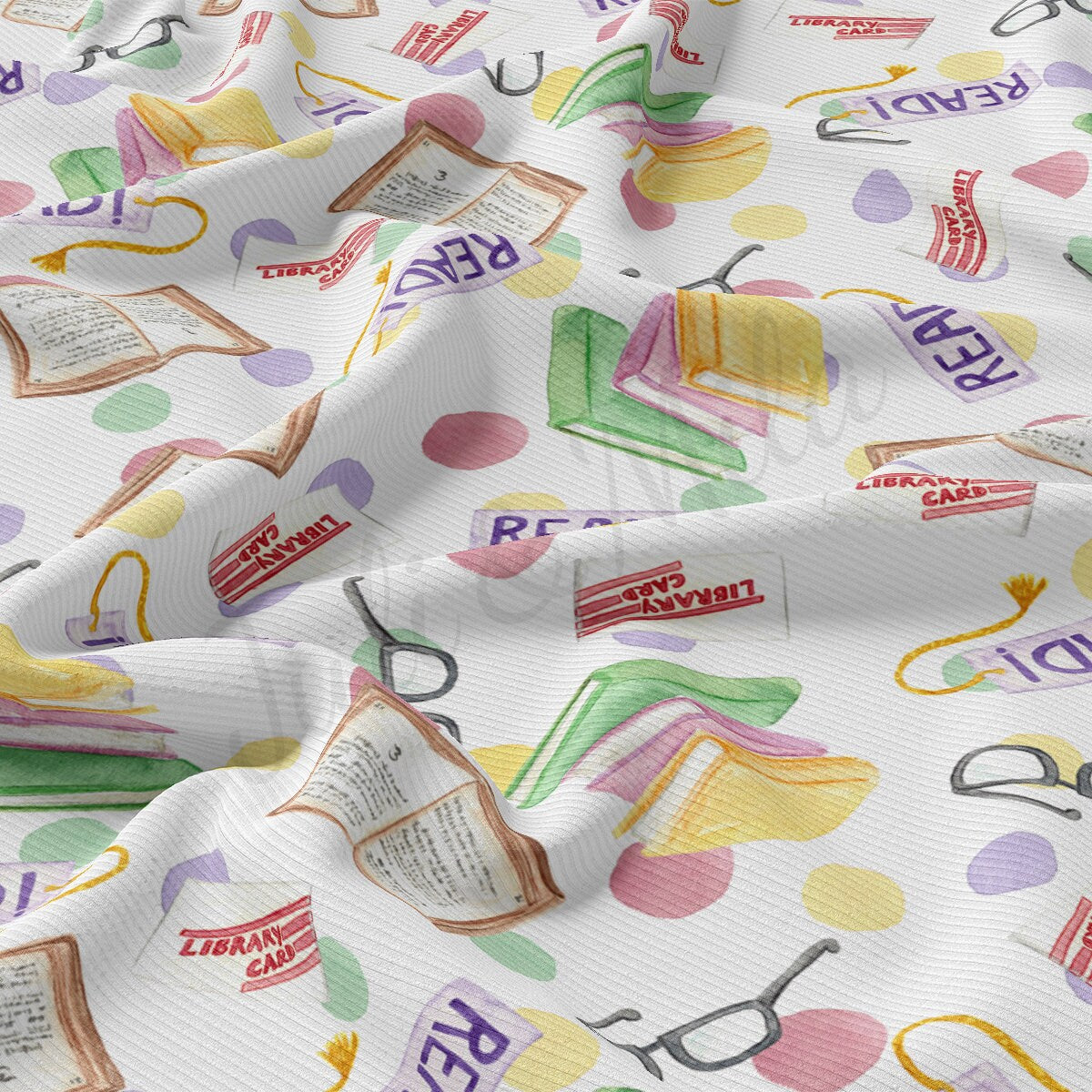 Rib Knit Fabric RBK2411 Back to School