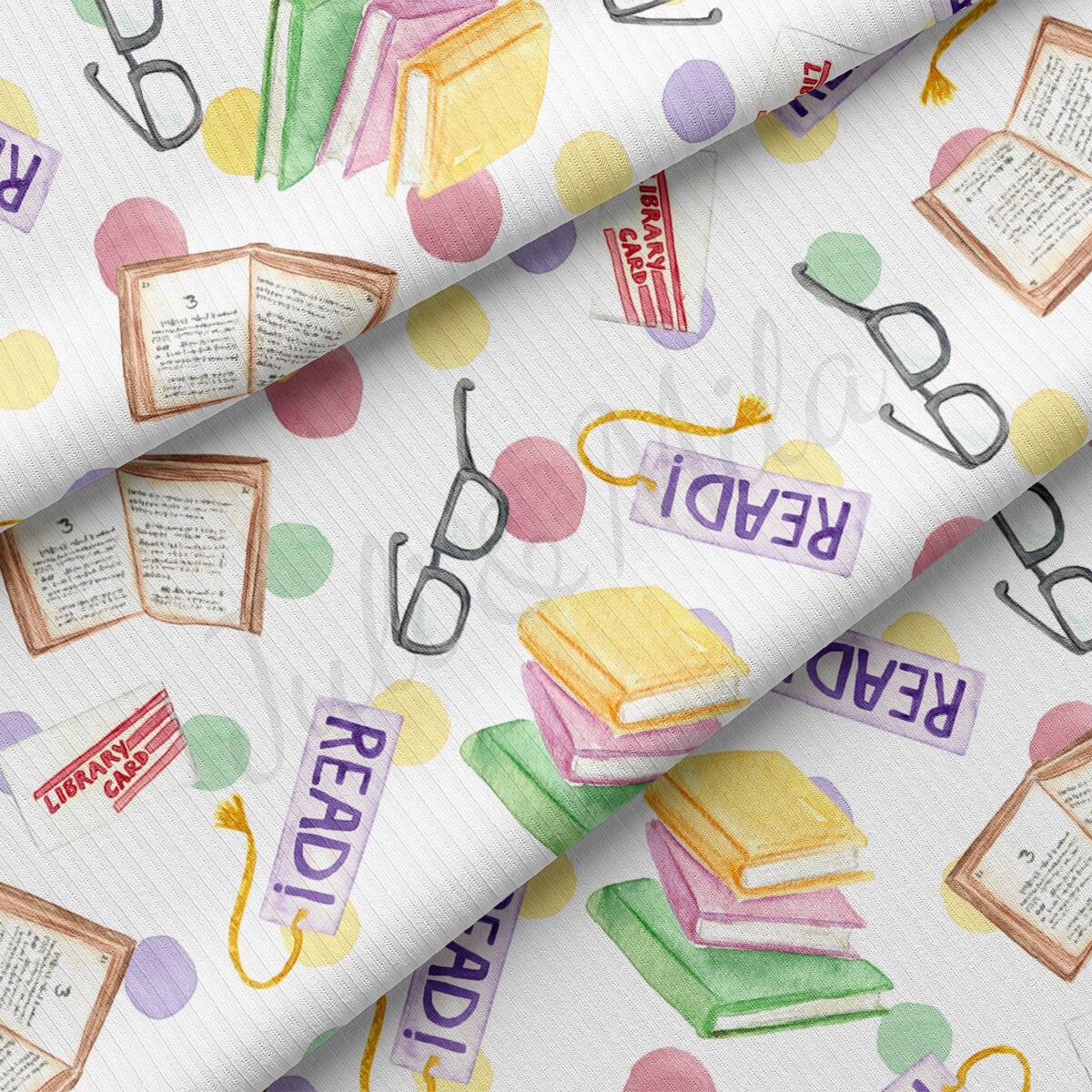Rib Knit Fabric RBK2411 Back to School