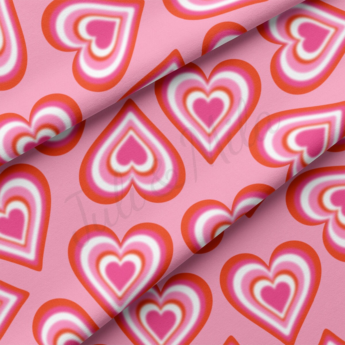 DBP Fabric Double Brushed Polyester DBP2307 Valentine's Day