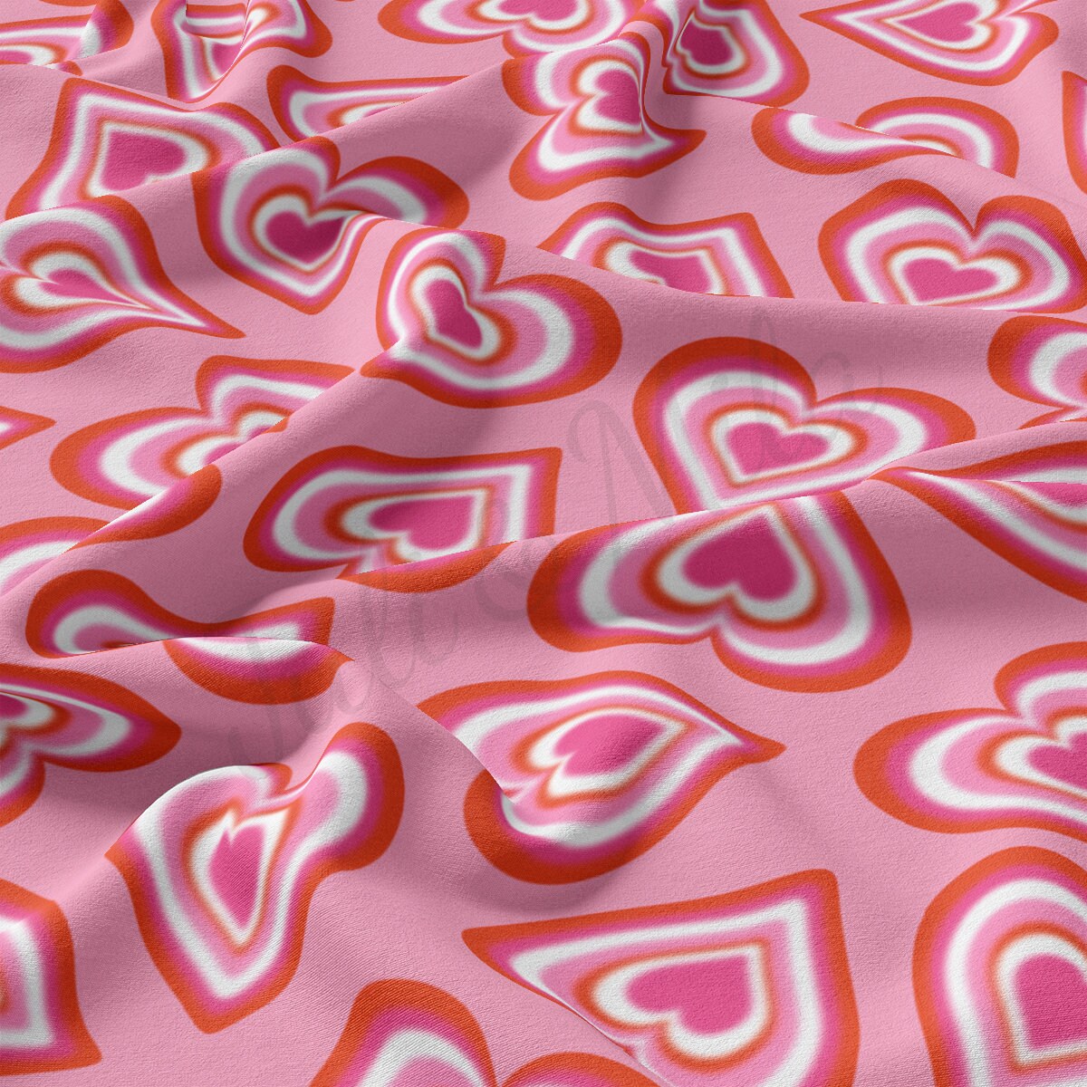 DBP Fabric Double Brushed Polyester DBP2307 Valentine's Day