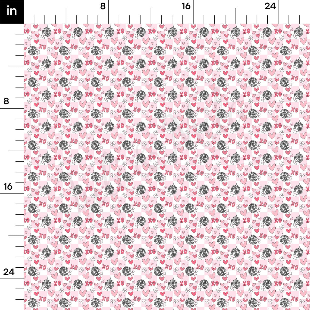 DBP Fabric Double Brushed Polyester DBP2315 Valentine's Day