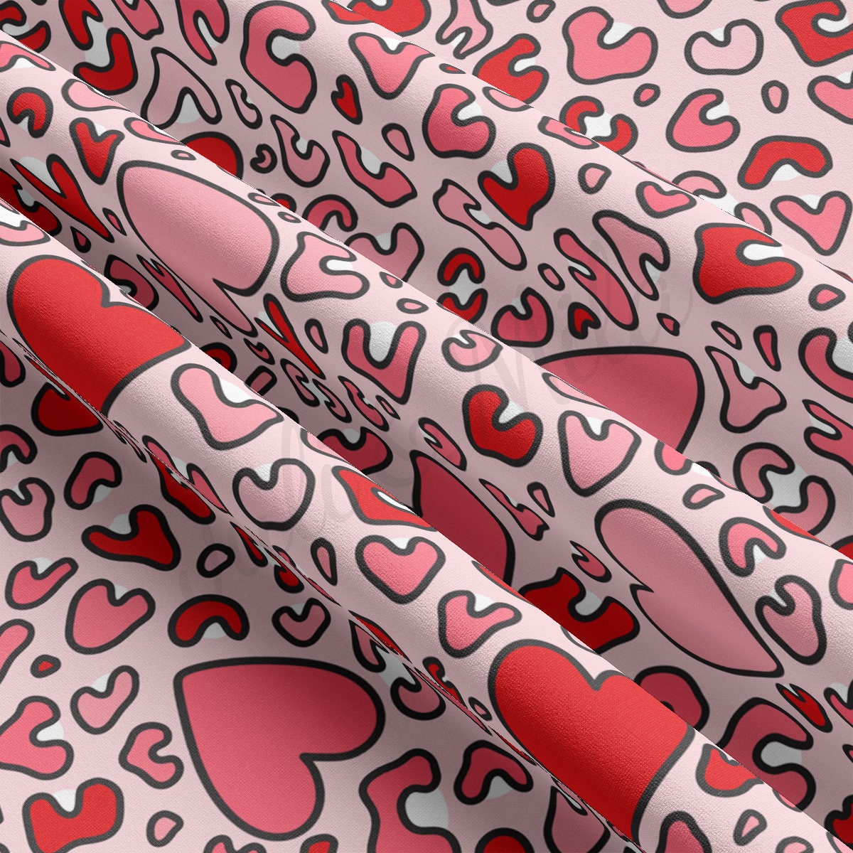 DBP Fabric Double Brushed Polyester DBP2316 Valentine's Day