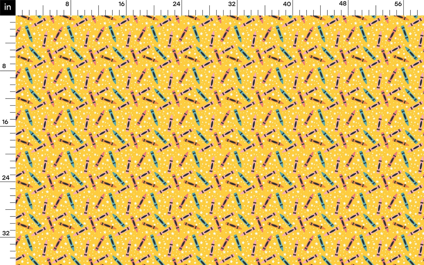 100% Cotton Fabric CTN2362 Back to School