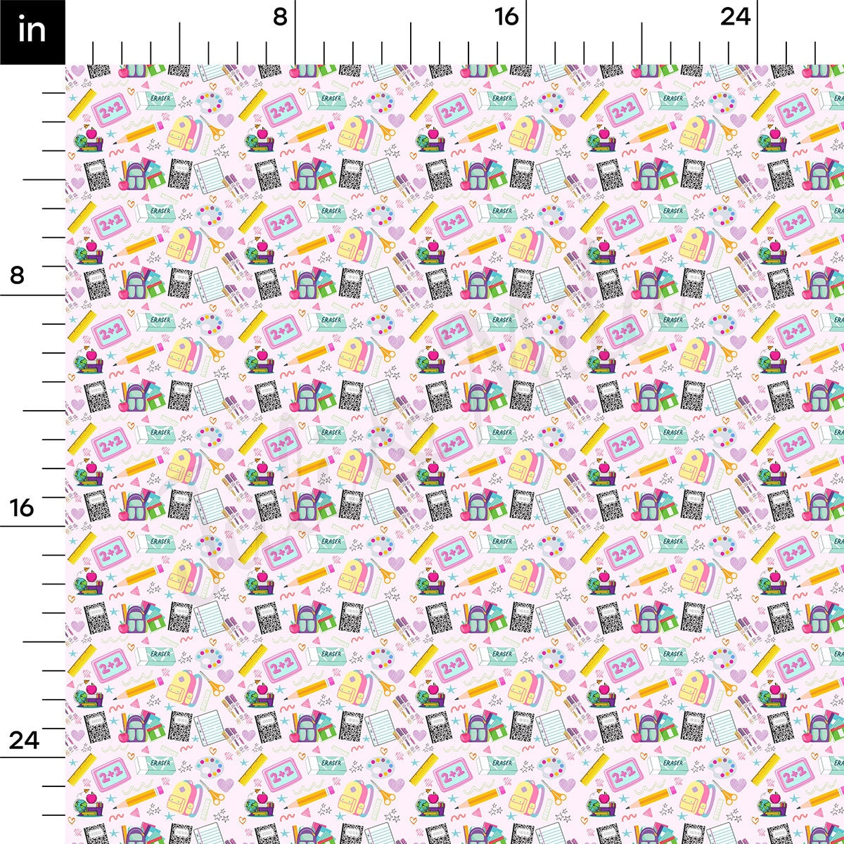 DBP Fabric Double Brushed Polyester DBP2319 Back to School