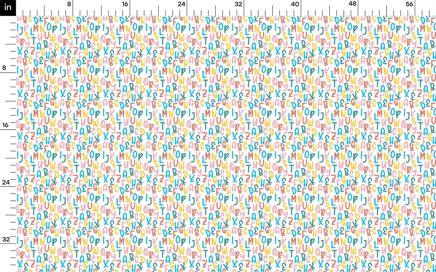 DBP Fabric Double Brushed Polyester DBP2361 Back to School