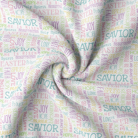 Rib Knit Fabric  RBK2339 Easter