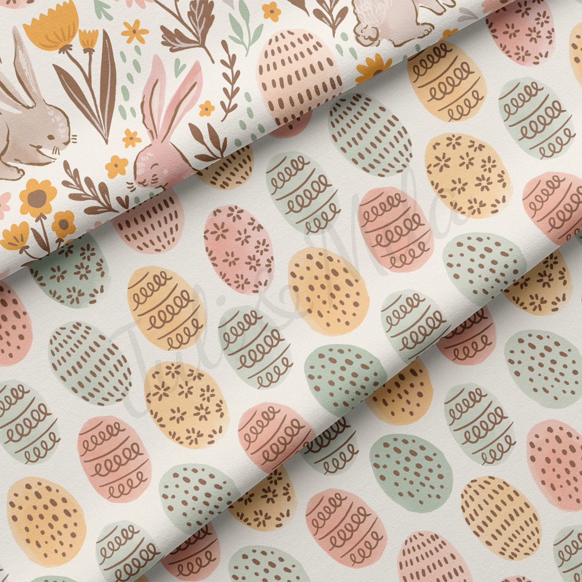 DBP Fabric Double Brushed Polyester DBP2438 Easter