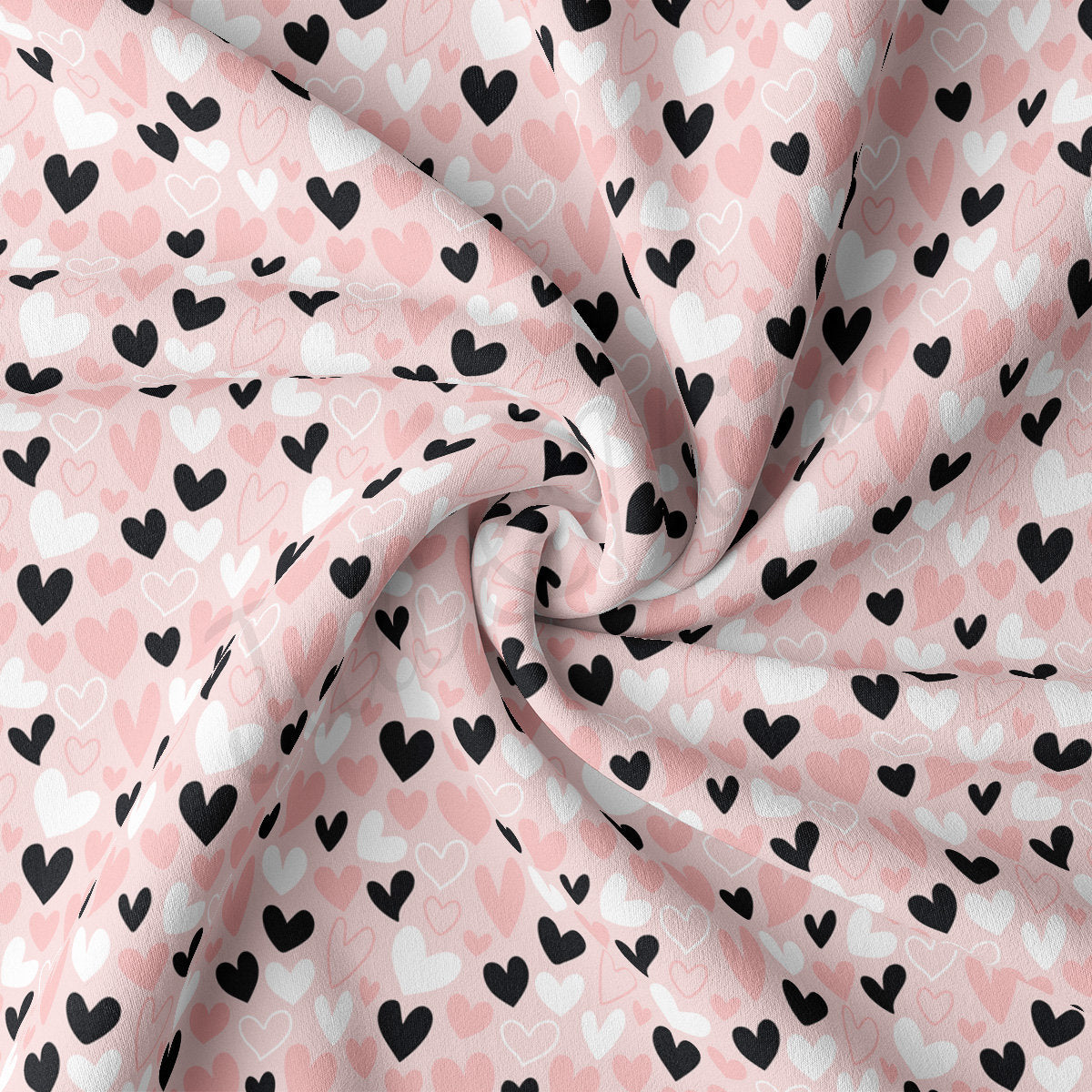 DBP Fabric Double Brushed Polyester DBP2447 Valentine's Day