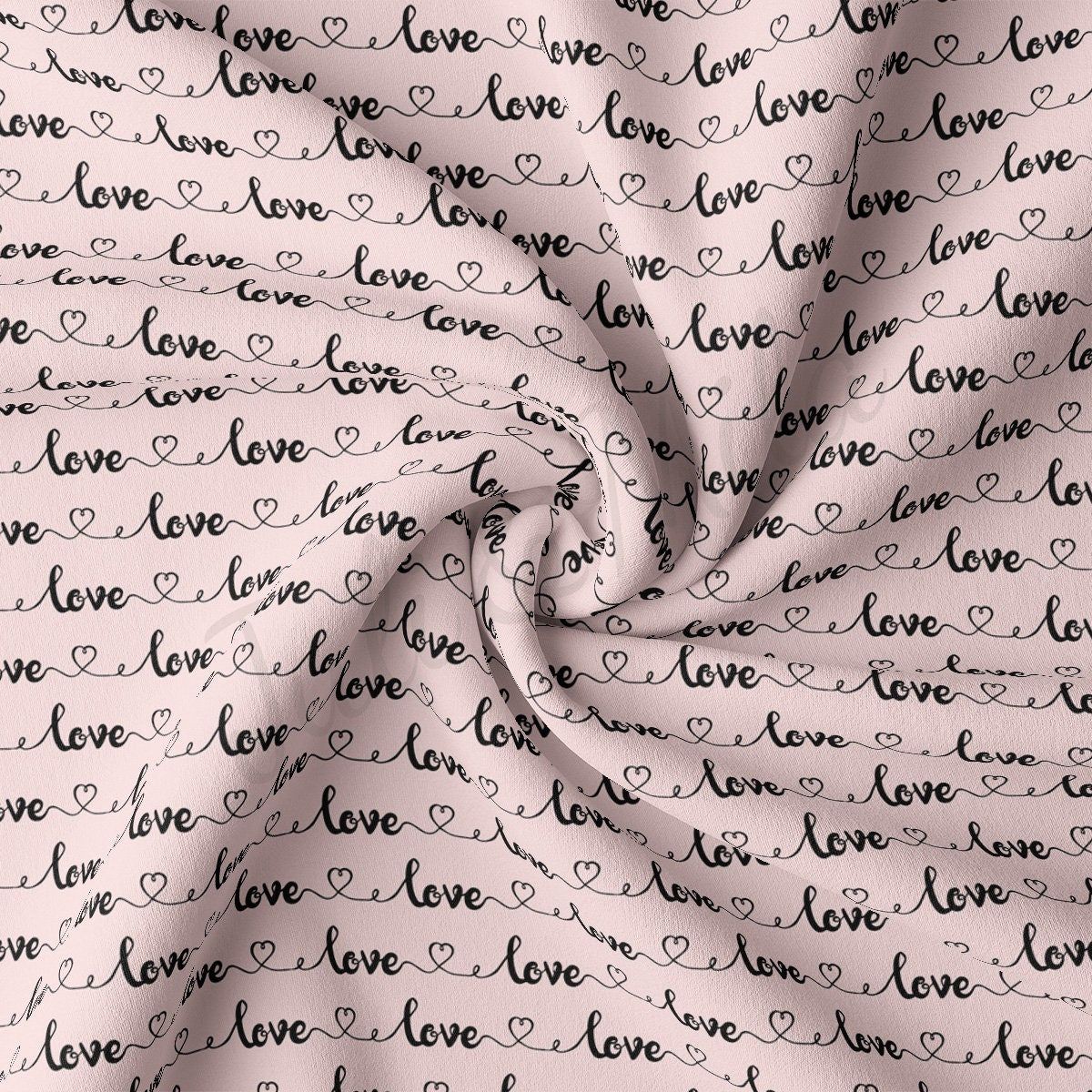 DBP Fabric Double Brushed Polyester DBP2451 Valentine's Day