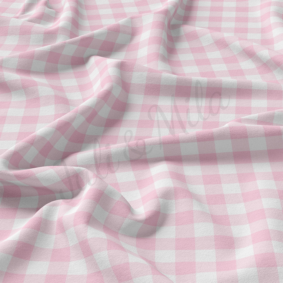 DBP Fabric Double Brushed Polyester DBP2459 Gingham