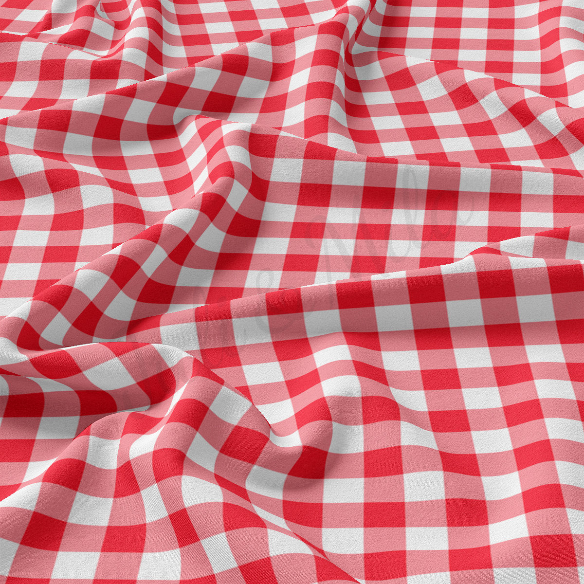 DBP Fabric Double Brushed Polyester DBP2460 Gingham