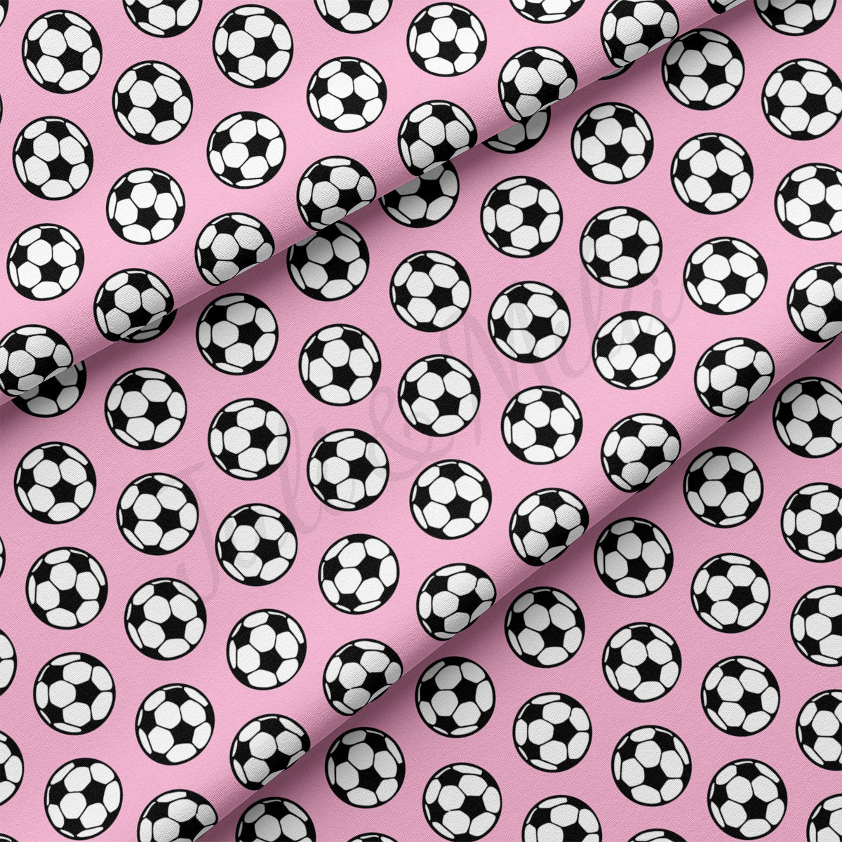 DBP Fabric Double Brushed Polyester DBP2465 Soccer
