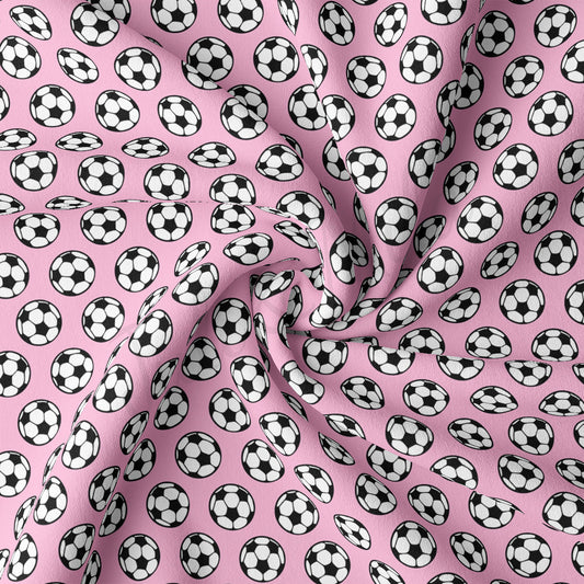 DBP Fabric Double Brushed Polyester DBP2465 Soccer