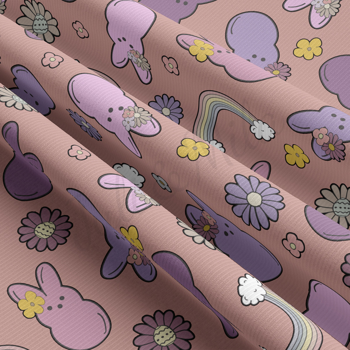 Rib Knit Fabric RBK2462 Easter