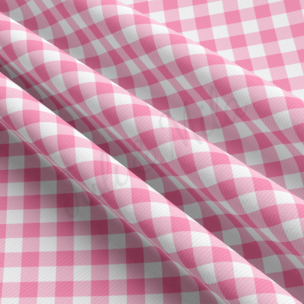 Rib Knit Fabric RBK2406 Gingham