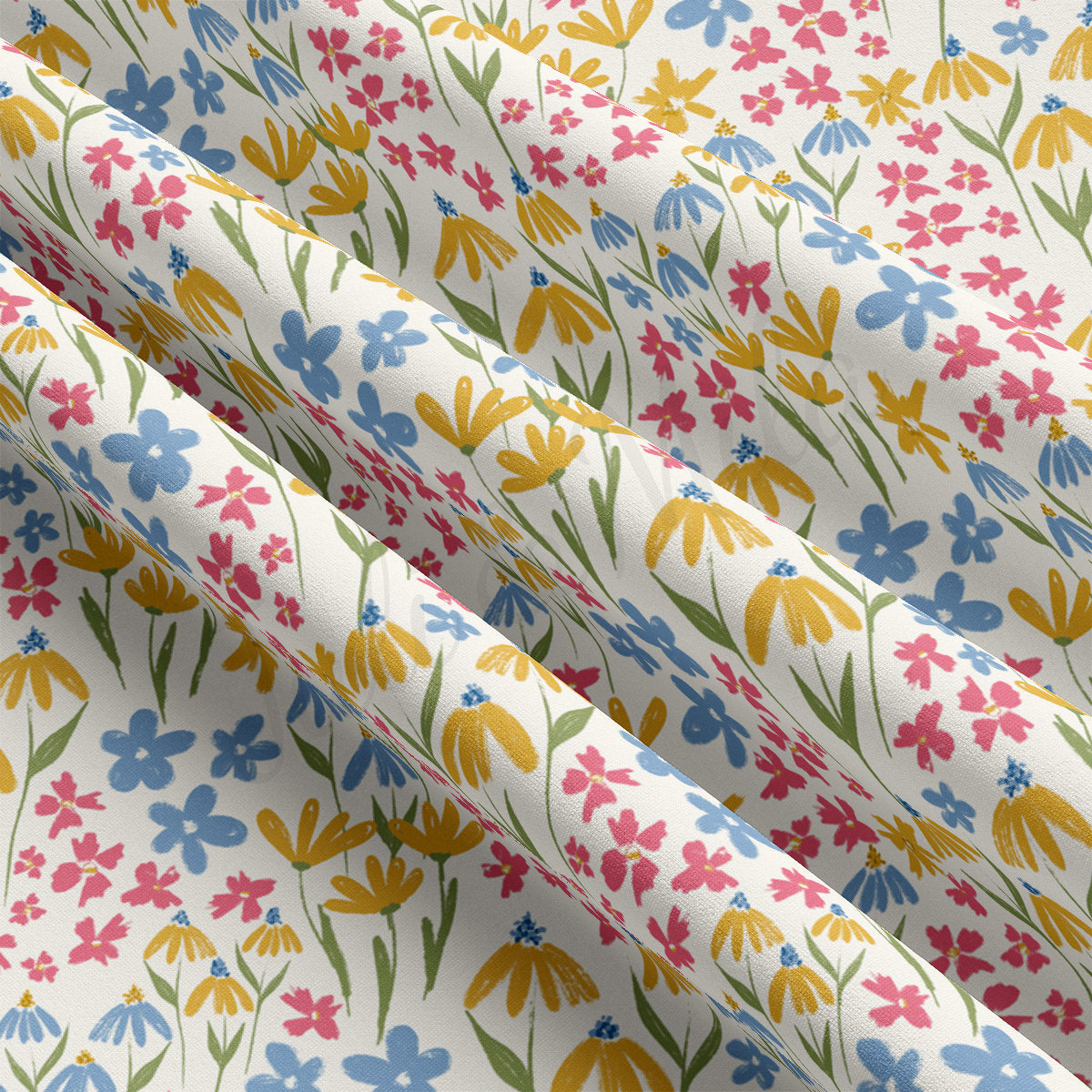 DBP Fabric Double Brushed Polyester DBP2494 Floral