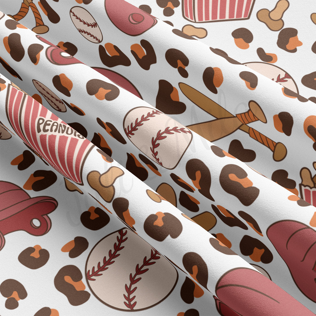 DBP Fabric Double Brushed Polyester DBP2509 Baseball