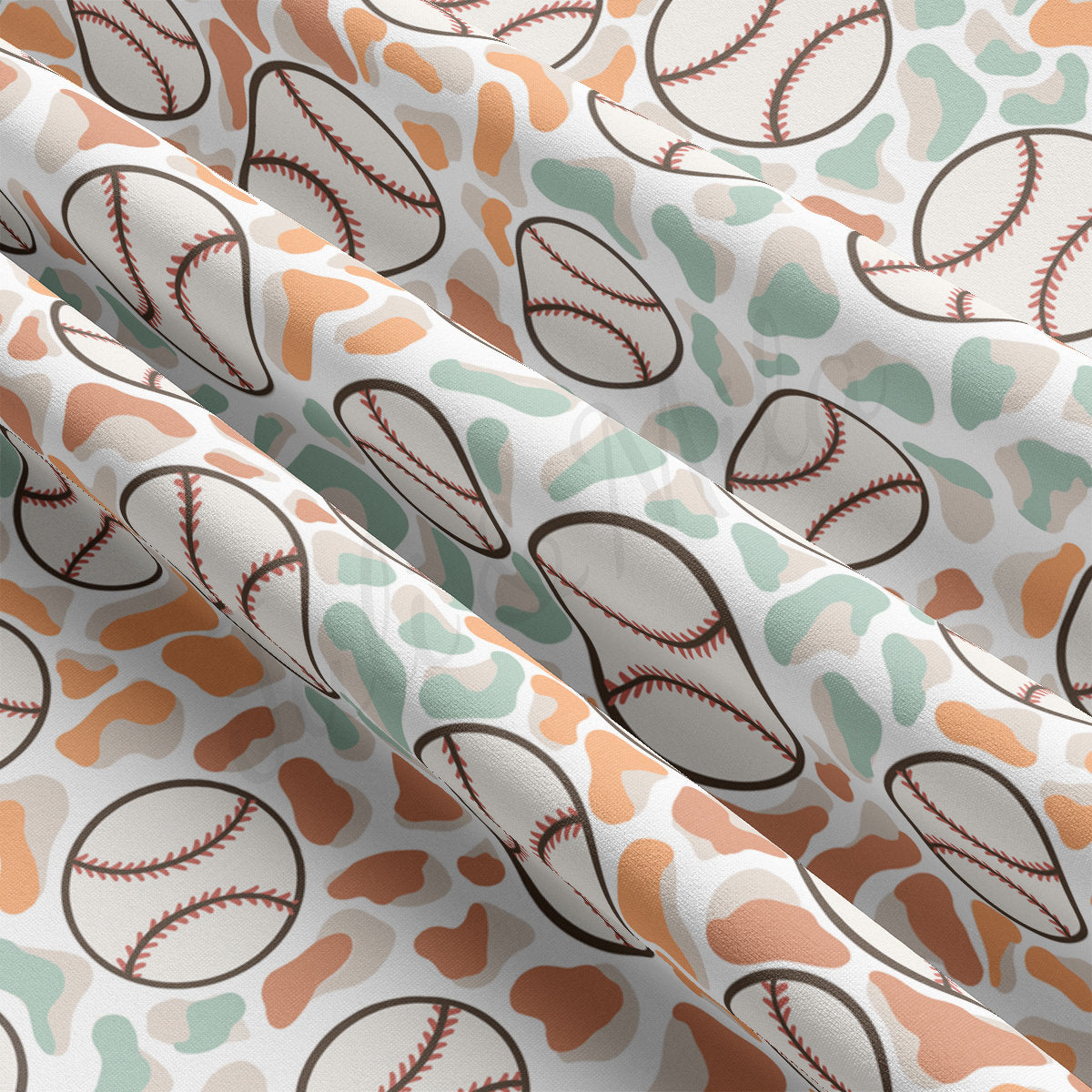DBP Fabric Double Brushed Polyester DBP2510 Baseball