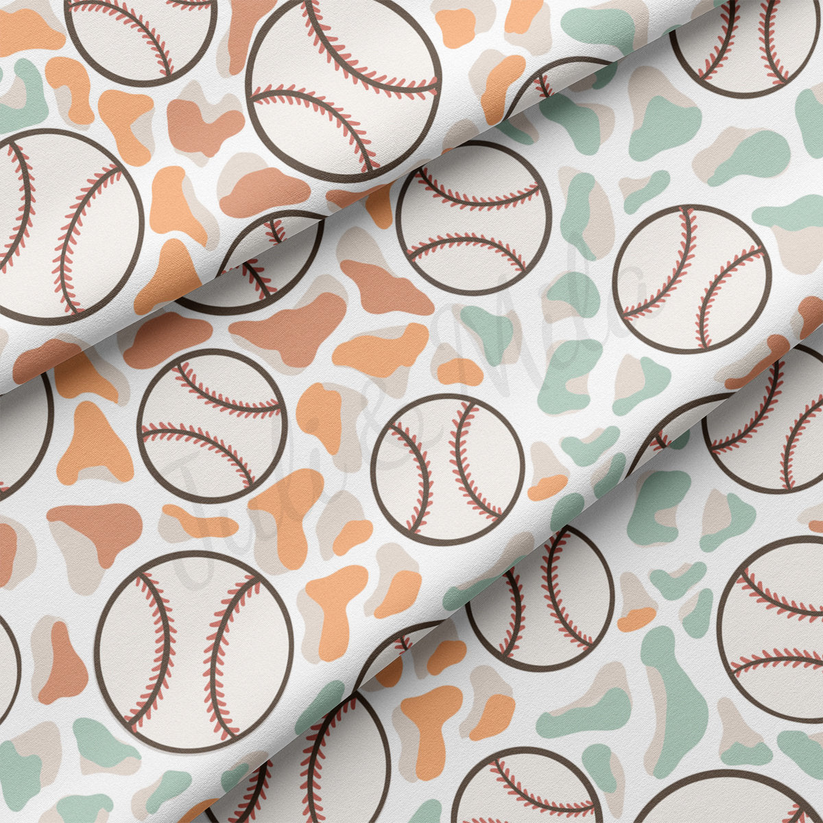 DBP Fabric Double Brushed Polyester DBP2510 Baseball
