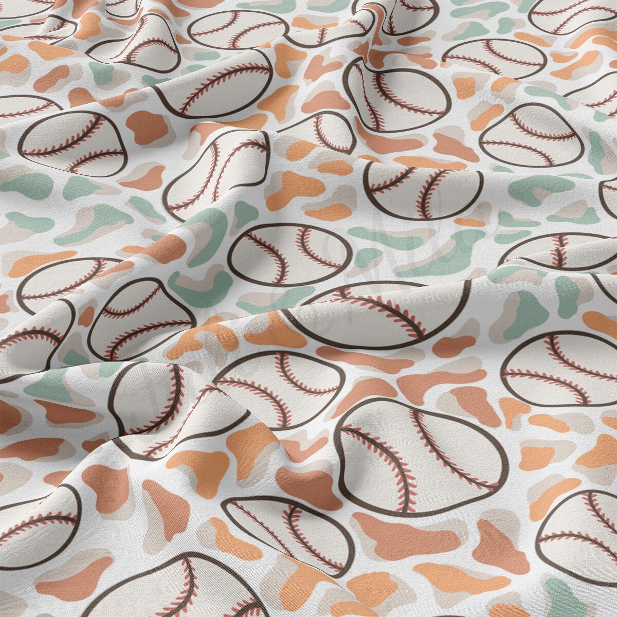 DBP Fabric Double Brushed Polyester DBP2510 Baseball