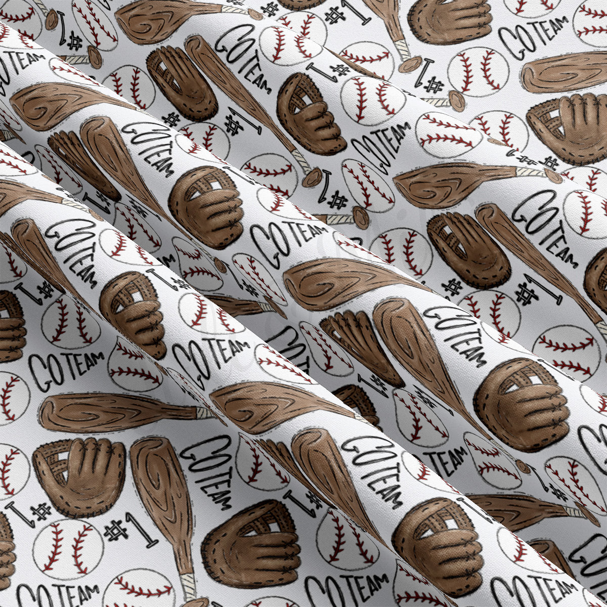 DBP Fabric Double Brushed Polyester DBP2511 Baseball