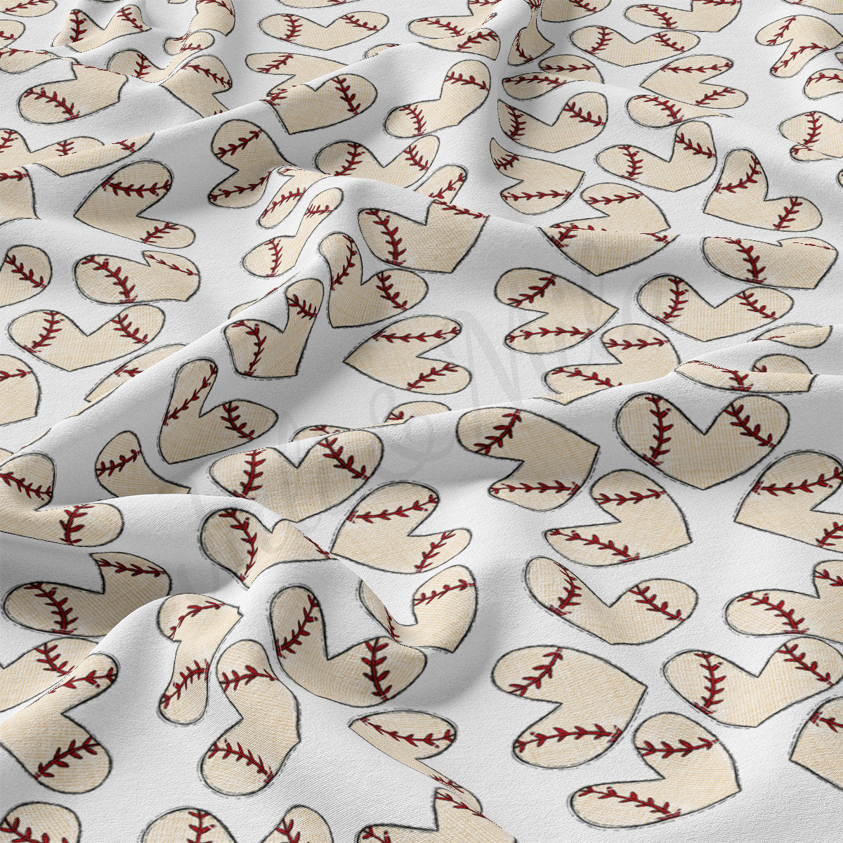 DBP Fabric Double Brushed Polyester DBP2514 Baseball
