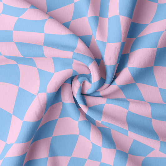 DBP Fabric Double Brushed Polyester DBP2527 Check