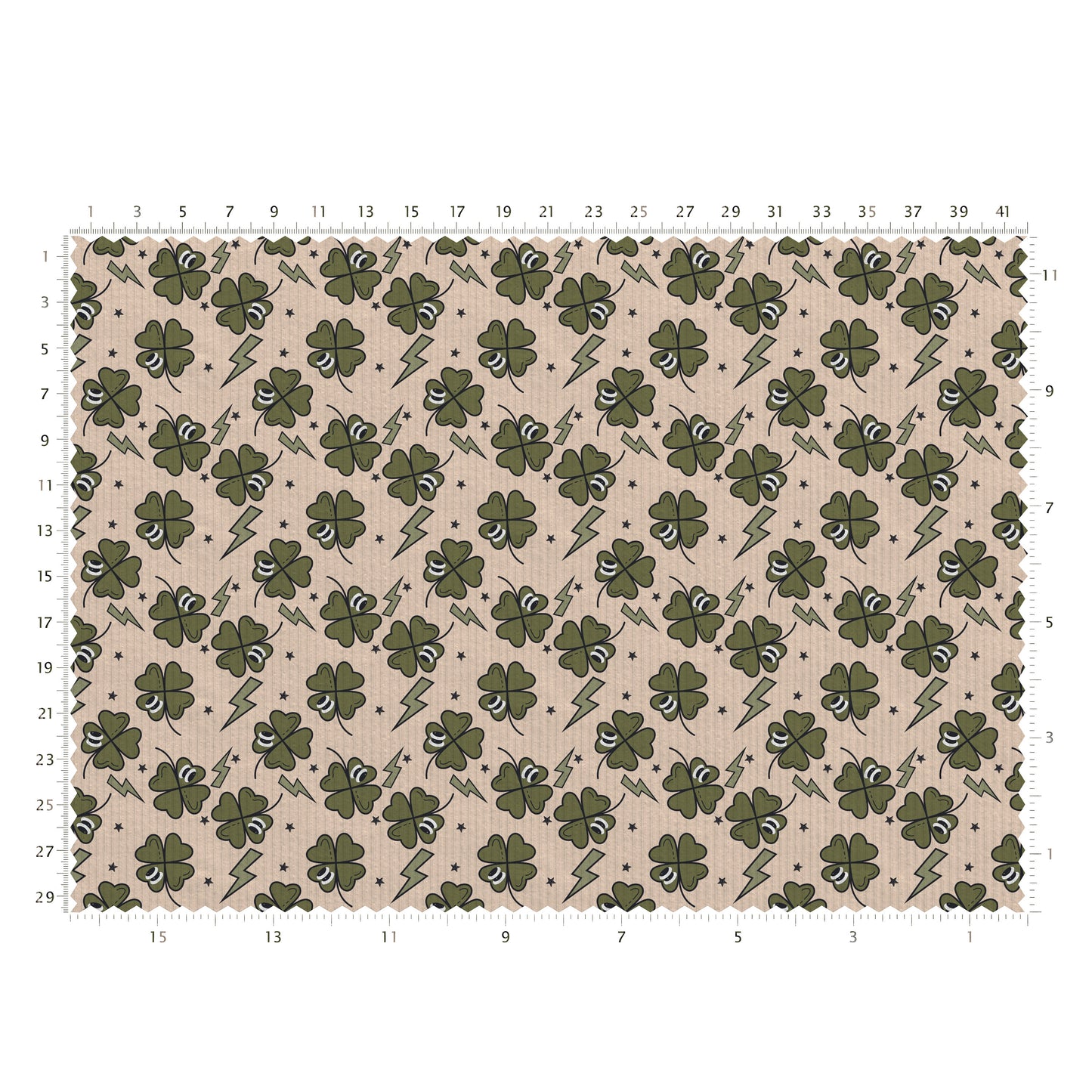 Rib Knit Fabric RBK2580 St. Patrick's Day
