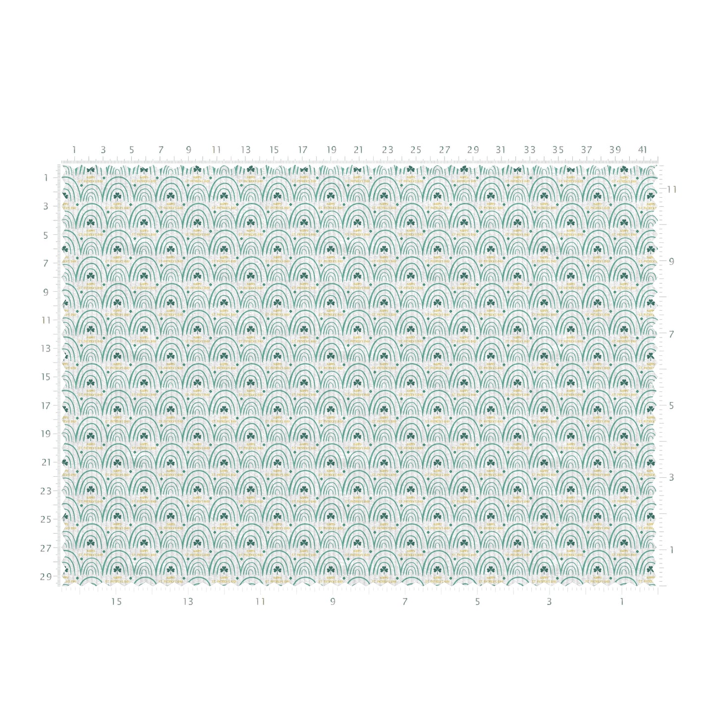 Rib Knit Fabric RBK2583 St. Patrick's Day