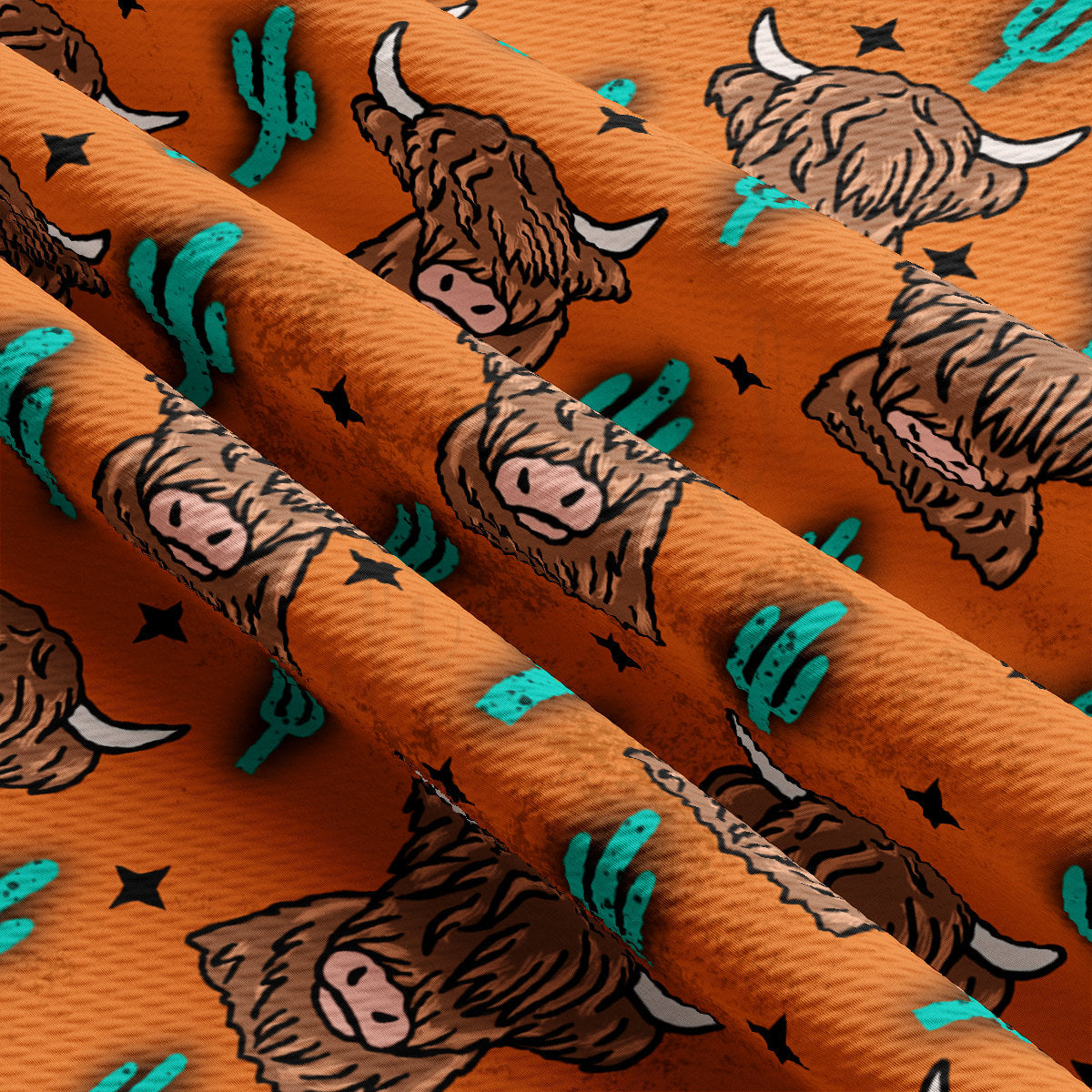 Bullet Fabric AA2568 Highland Cow