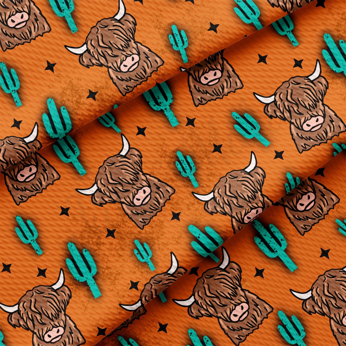 Bullet Fabric AA2568 Highland Cow