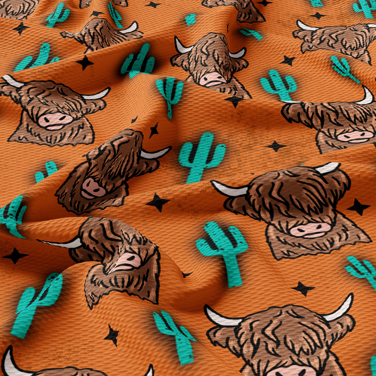 Bullet Fabric AA2568 Highland Cow