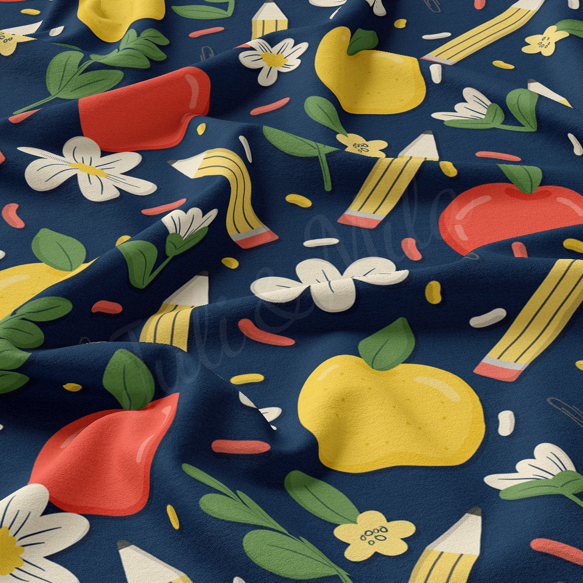 DBP Fabric Double Brushed Polyester DBP2567 Back to School