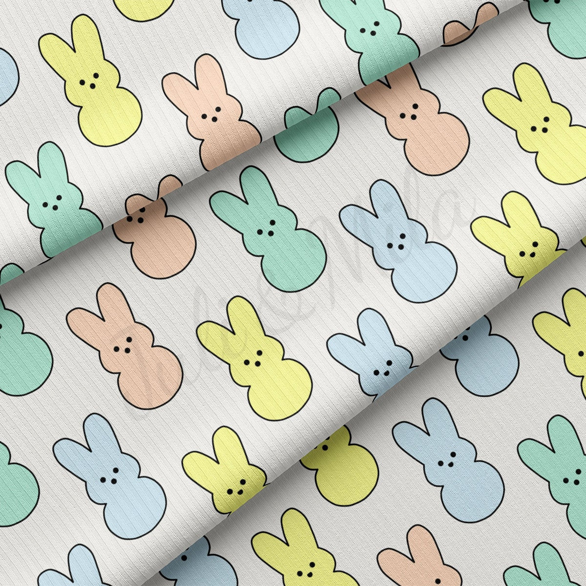 Rib Knit Fabric RBK2541 Easter