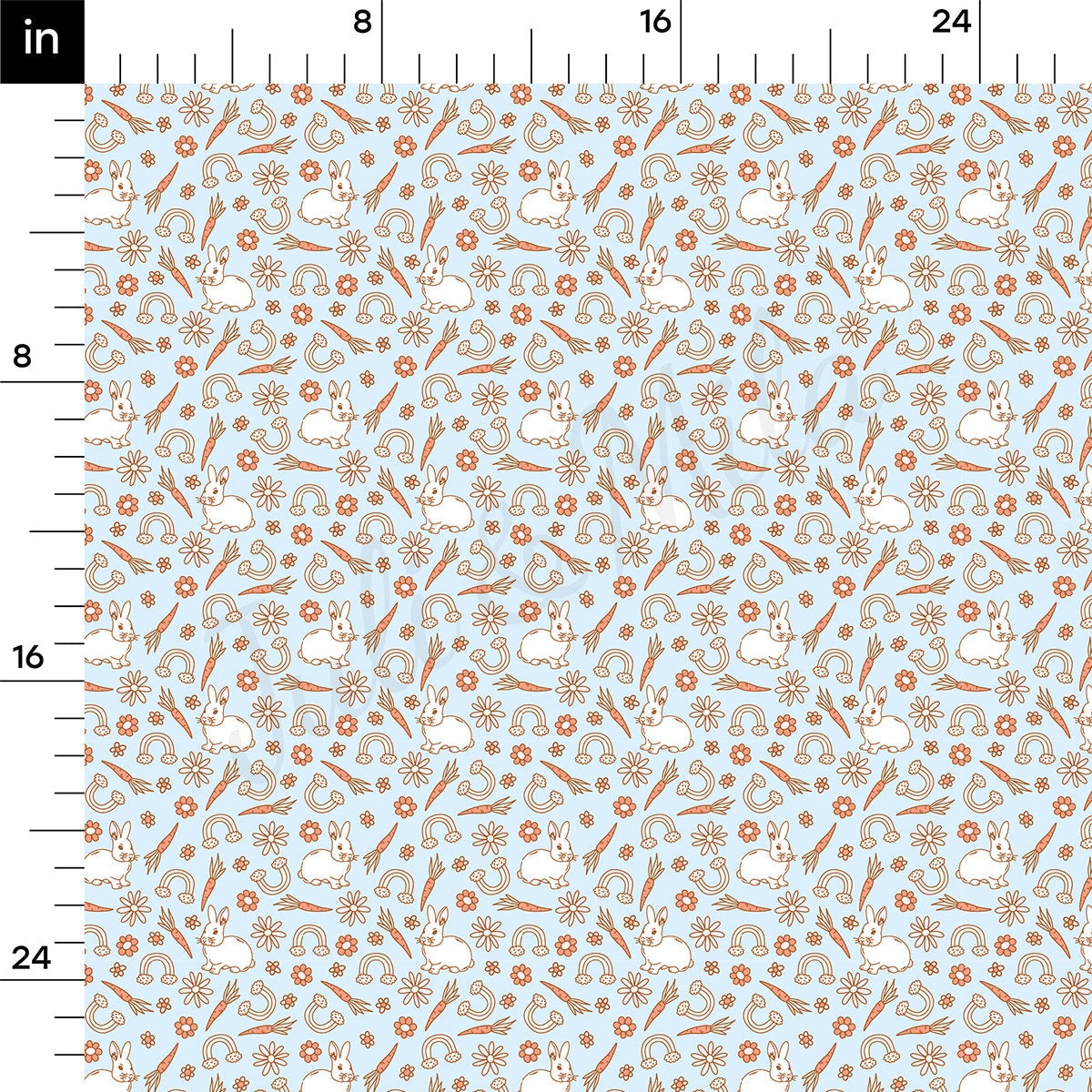 Rib Knit Fabric RBK2557 Easter