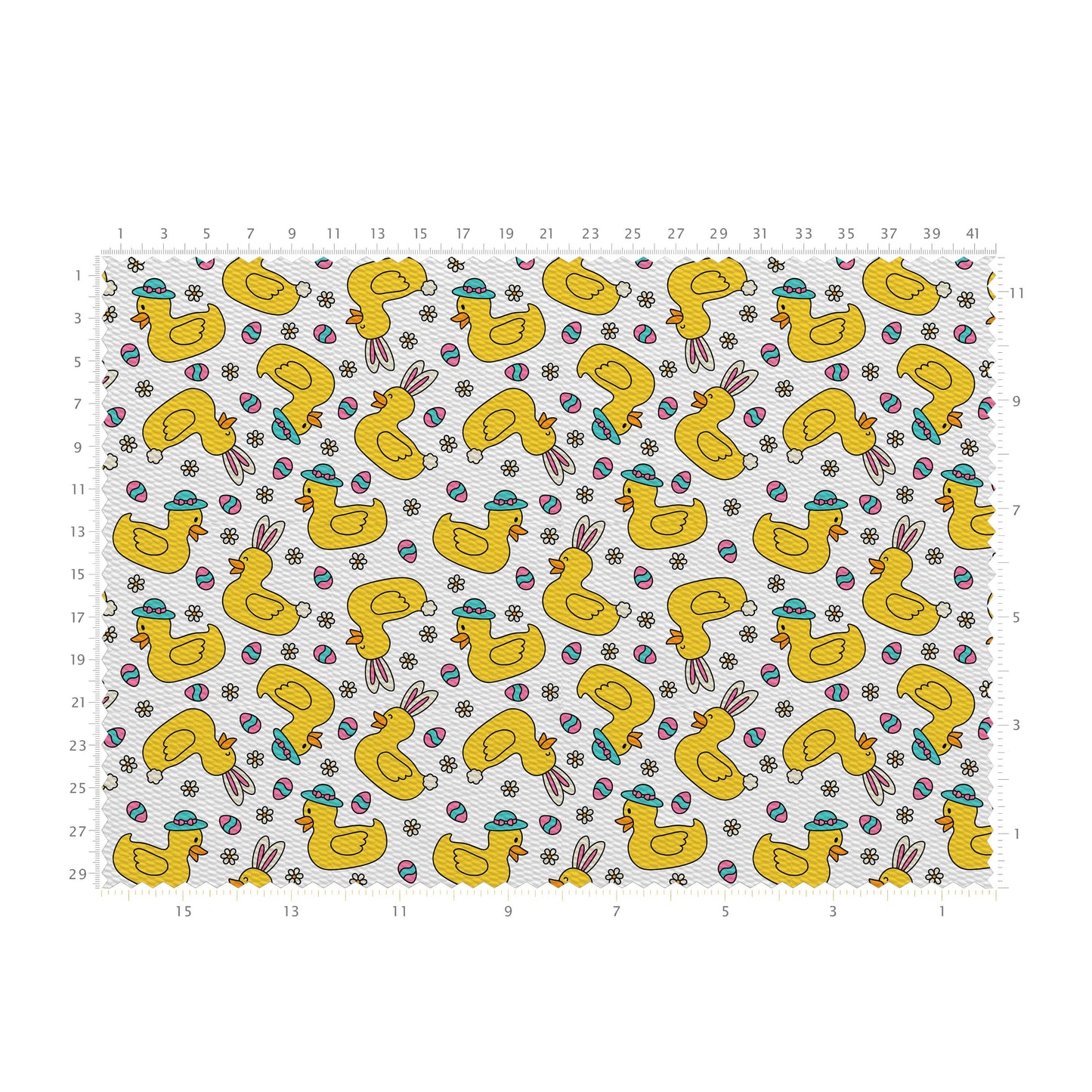 Bullet Fabric Ducks Duckies AA2591 Easter