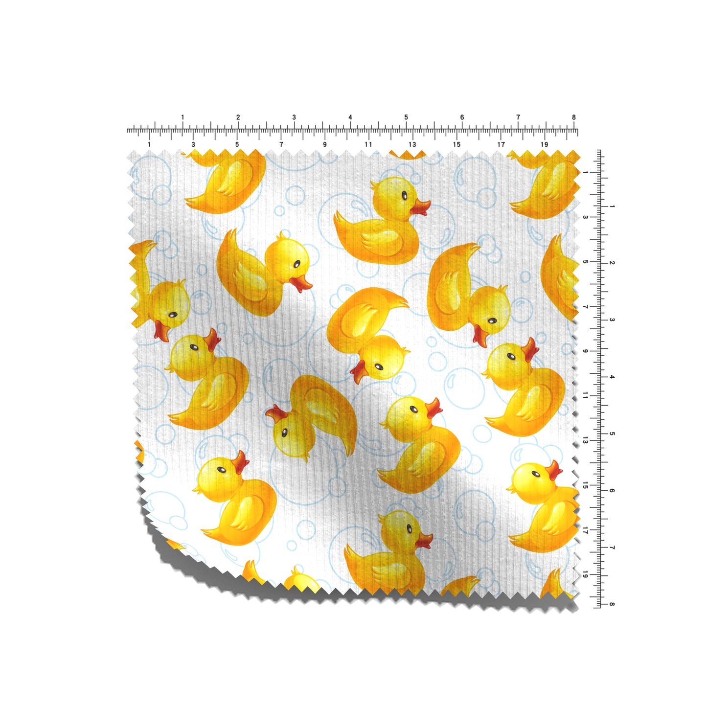 Rib Knit Fabric RBK2587 Ducks