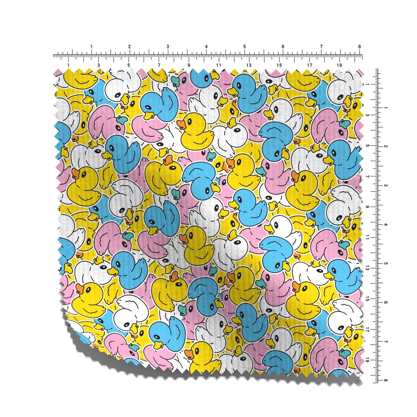Rib Knit Fabric RBK2590 Ducks
