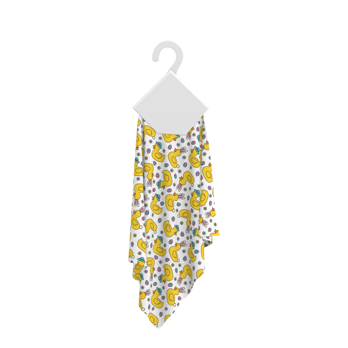 Rib Knit Fabric RBK2591 Easter Ducks