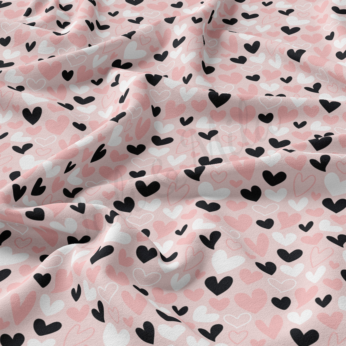 DBP Fabric Double Brushed Polyester DBP2447 Valentine's Day