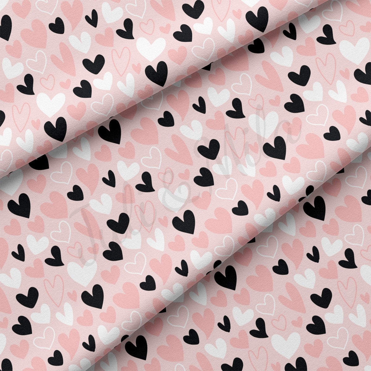 DBP Fabric Double Brushed Polyester DBP2447 Valentine's Day