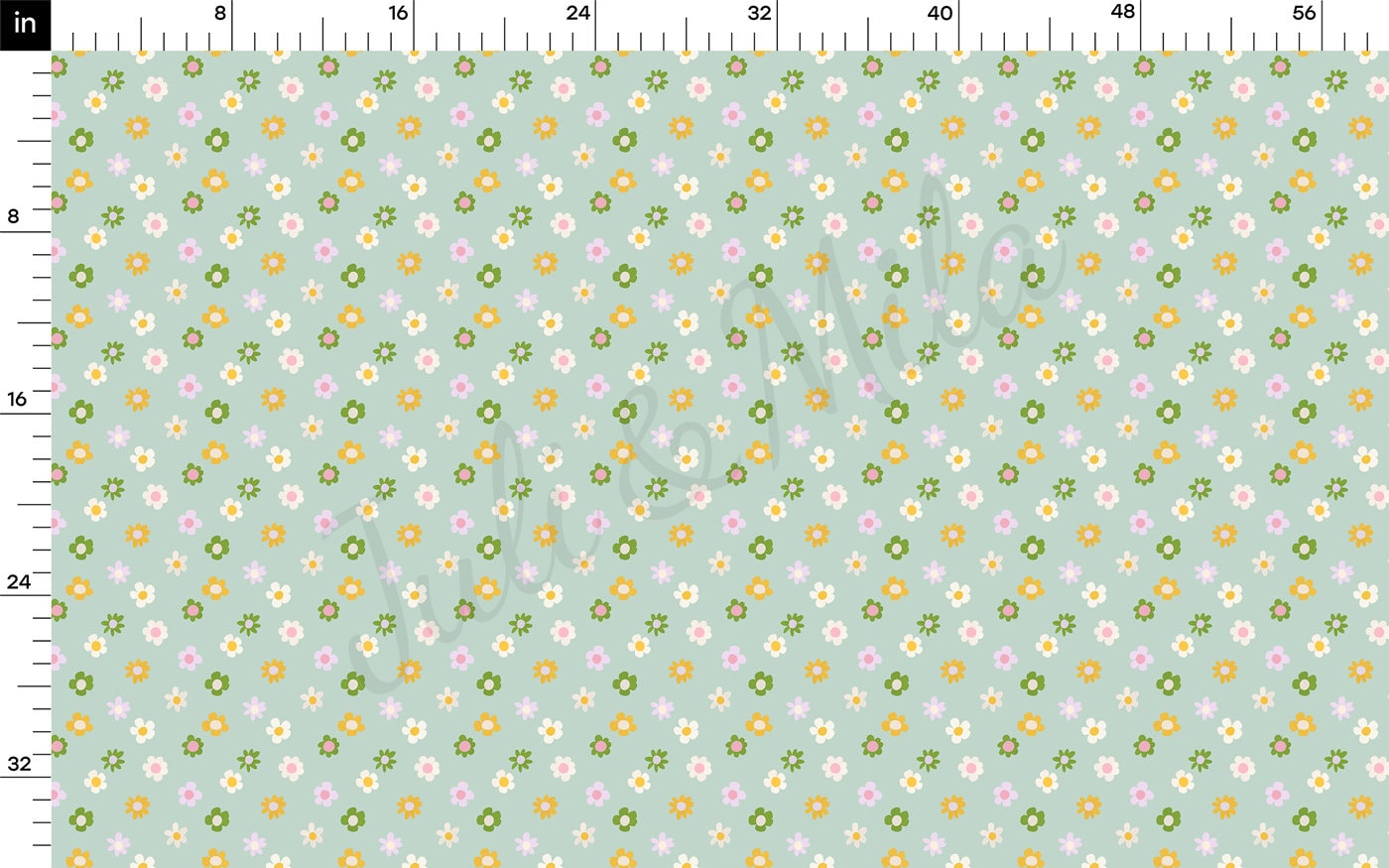 DBP Fabric Double Brushed Polyester DBP2453 Floral