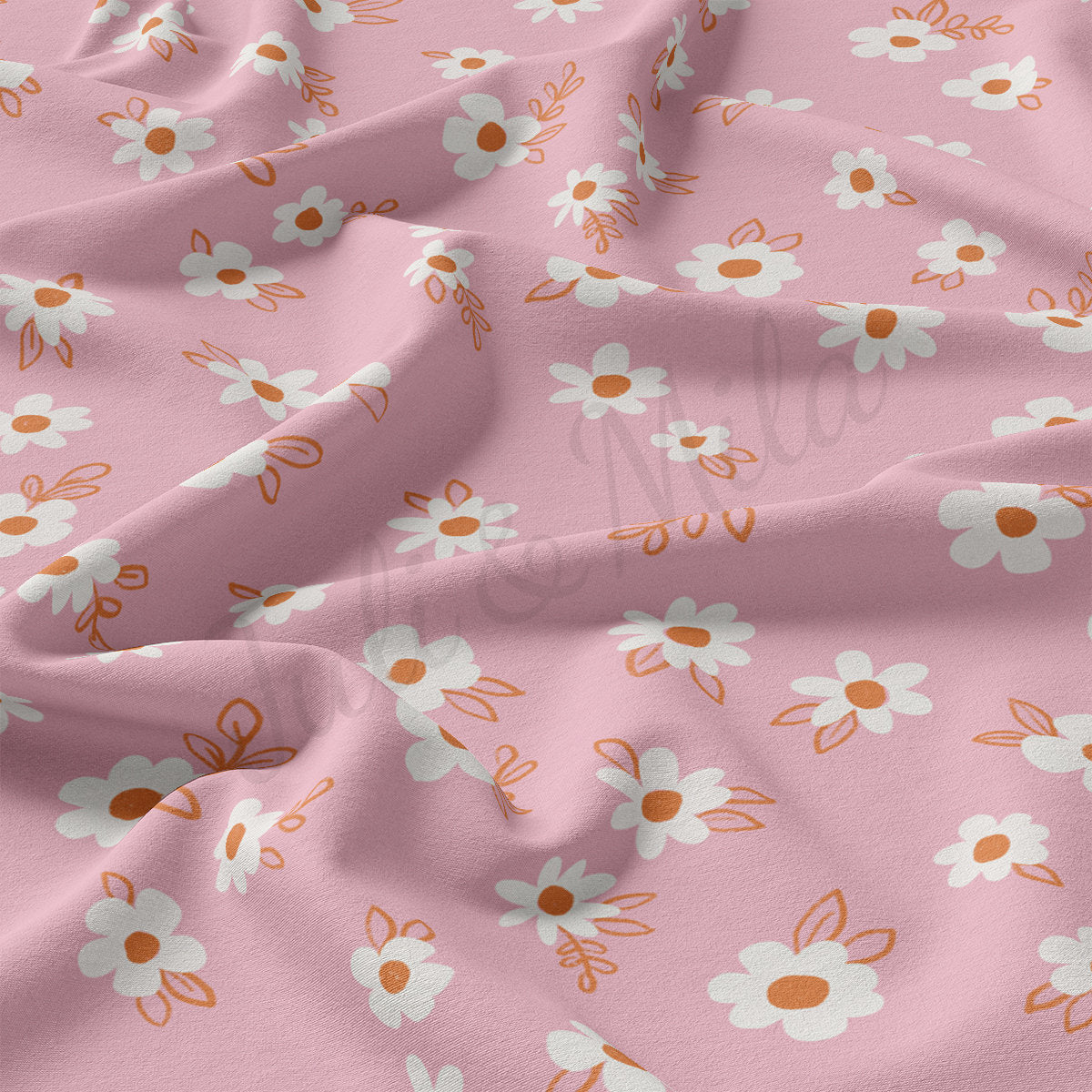 DBP Fabric Double Brushed Polyester DBP2457 Floral