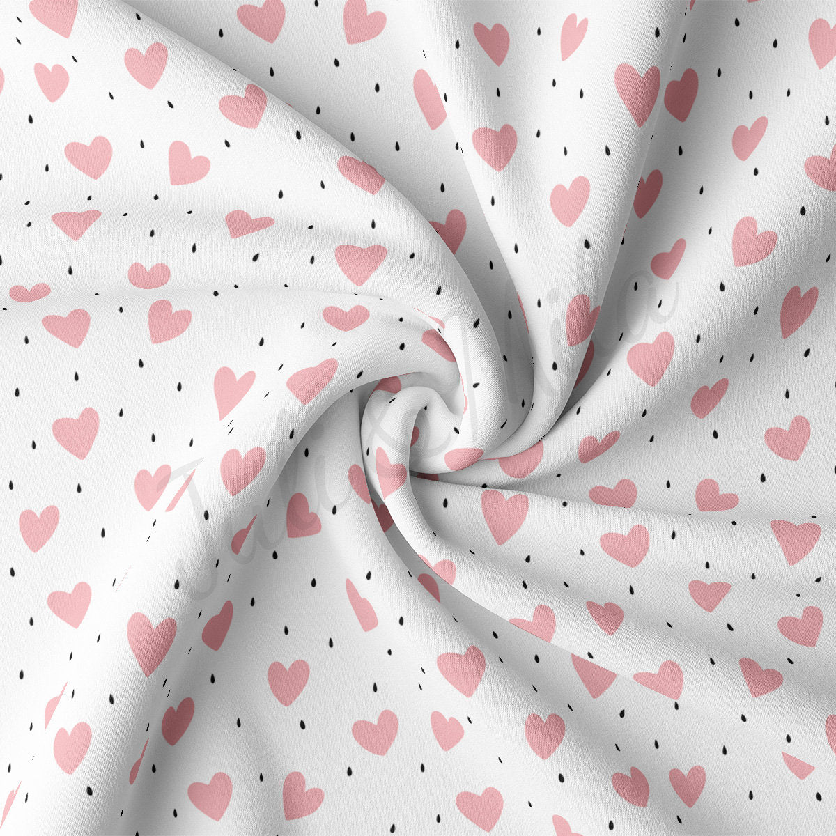 DBP Fabric Double Brushed Polyester DBP2478 Valentine's Day