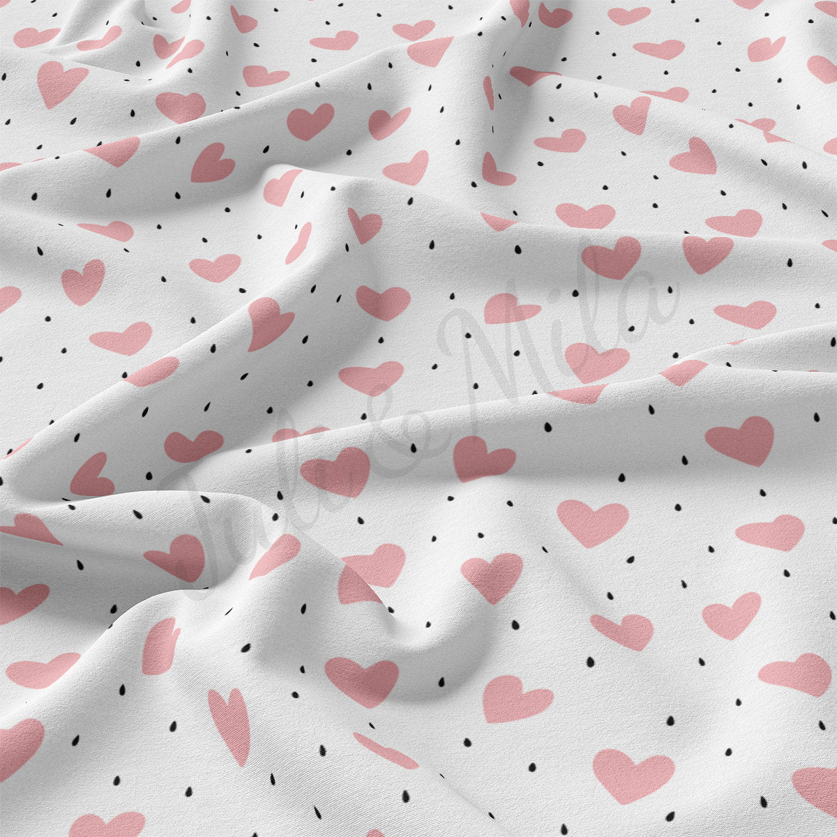 DBP Fabric Double Brushed Polyester DBP2478 Valentine's Day
