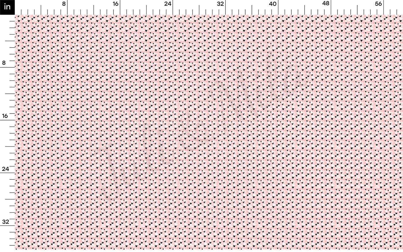 Rib Knit Fabric RBK2447 Valentine's Day