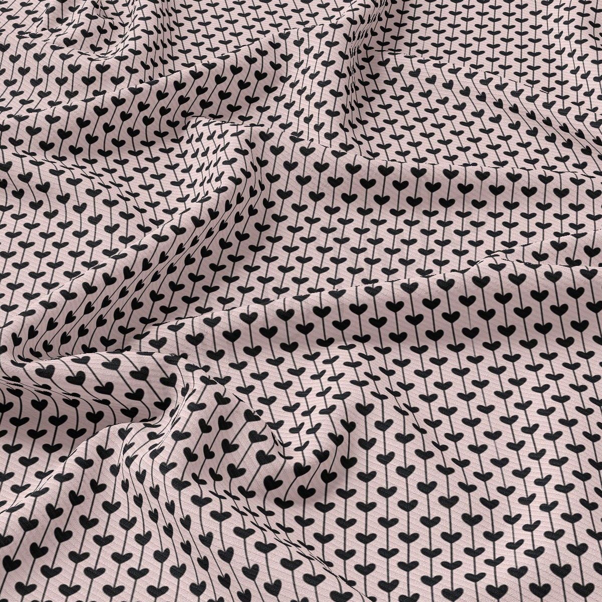 Rib Knit Fabric RBK2450 Valentine's Day