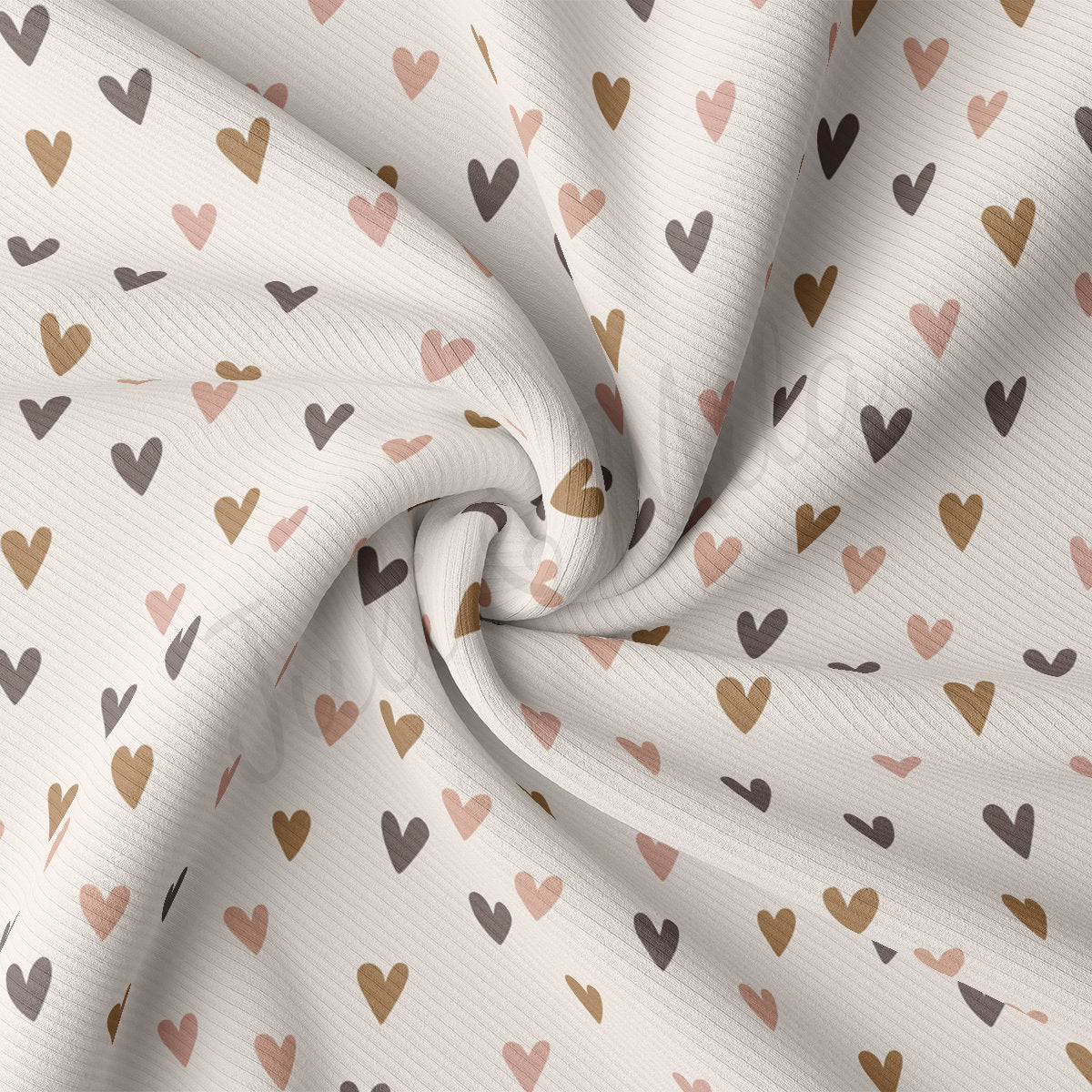 Rib Knit Fabric  RBK2454 Valentine's Day