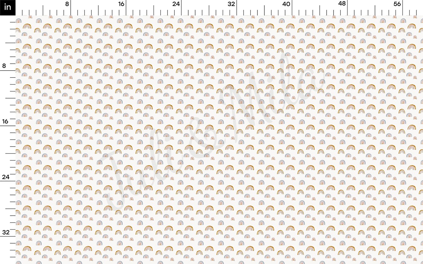 Rib Knit Fabric RBK2463 Rainbow